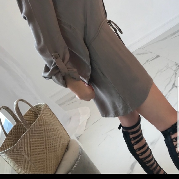 Safari chic drawstring romper from@ the_room - Picture 3 of 7